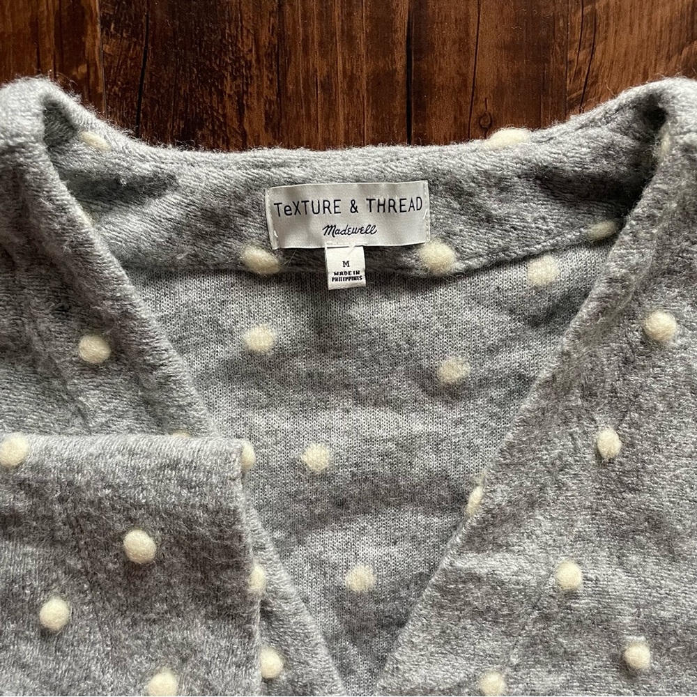 MADEWELL/Texture & Thread Boxy Bobble Cardigan - Picture 5 of 11
